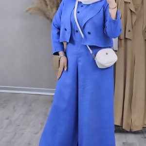 ست زنانه و دخترانه کت و سرهمی کالکشن تابستانه