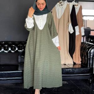 کفتان زنانه و دخترانه کوک دوزی شده