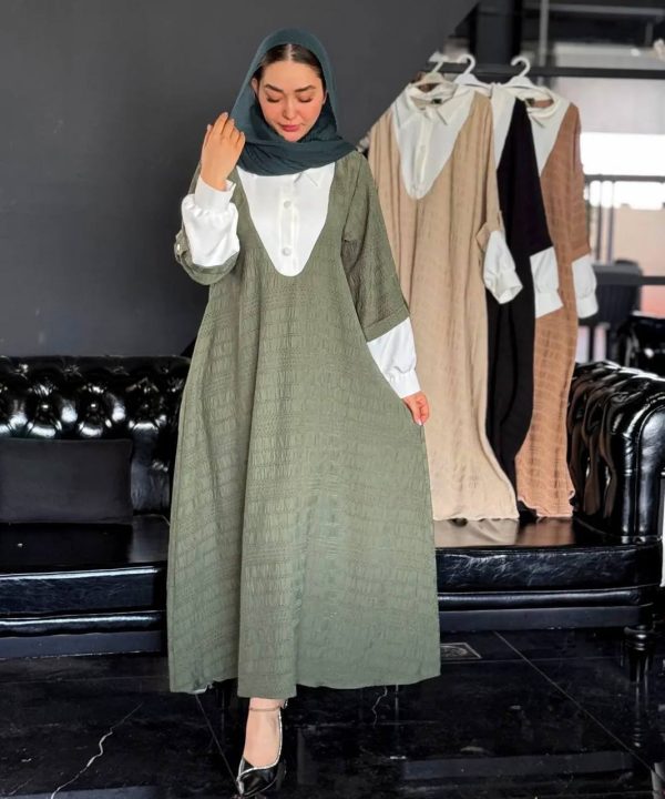 کفتان زنانه و دخترانه کوک دوزی شده