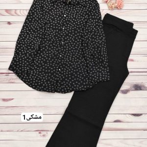 تونیک مانتویی الیزه طرحدار خنک راحت مناسب تابستان 28430