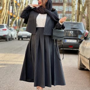 ست زنانه دخترانه کت دامن شیک