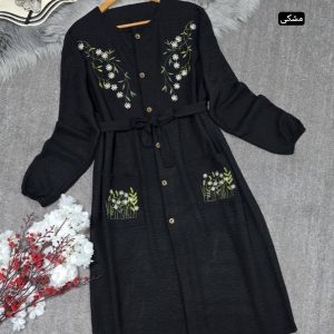 تونیک گلدوزی نورا؛ شانتون اعلا، فری سایز با تنخور خنک و جذاب 282397