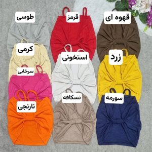کراپ زنانه دخترانه پاپیونی مدل ماه ترند شیک و راحت در رنگبندی تابستانه743398