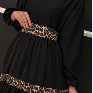 پیراهن پلنگی زنانه و دخترانه ترند 391660