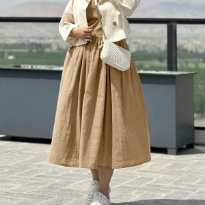 ست کت و سارافون زنانه و دخترانه کالکشن تابستان