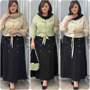 ست شومیز دامن زنانه دخترانه کالکشن تابستانی