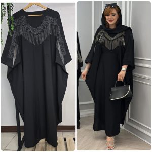 عبای زنانه و دخترانه مجلسی مشکی