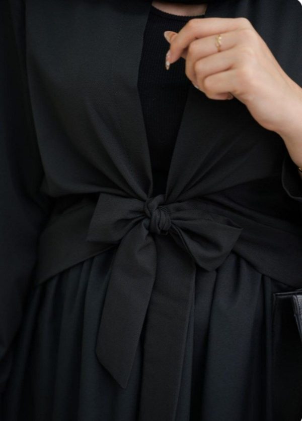 شومیز و دامن زنانه و دخترانه مشکی490600 - Image 5