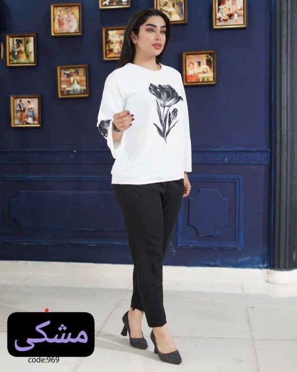 ست بلوز و شلوار زنانه و دخترانه مجلسی34301 - Image 3