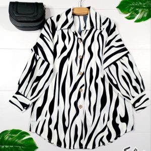 شومیز دخترانه و زنانه طرح دار کالکشن تابستانی884530