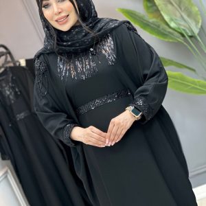 عبای زنانه سردوش دار محرمی889263