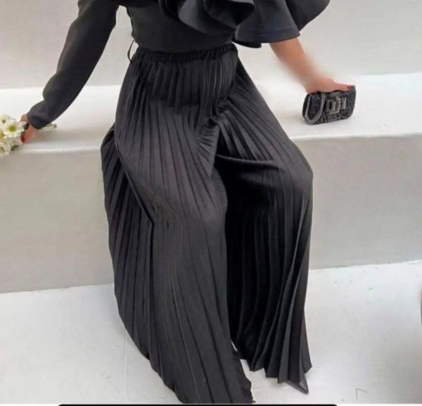دامن شلواری دخترانه و زنانه پلیسه 887857 - Image 5