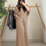 ست شومیز شلوار زنانه دخترانه شیک و خنک تابستانه