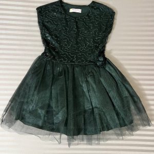 پیراهن بچگانه مجلسی دخترانه پولکی خنک برند