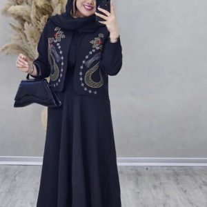 ست زنانه ودخترانه کت و دامن محرمی