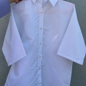 شومیز زنانه باکسی سفید hh707091