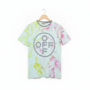 تیشرت زنانه و دخترانه آبرنگی صورتی آبی FF70801