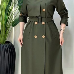 بارونی زنانه دخترانه بلند پاییزه33189