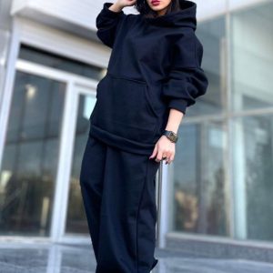  ست هودی شلوار بگ