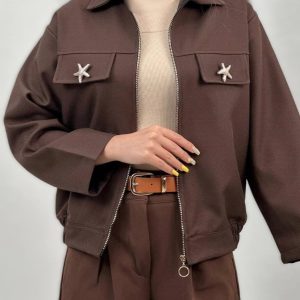 بامبر جکت زنانه و دخترانه زیپدار