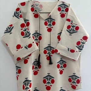 شومیز کوتاه زنانه رنگبندی یلدا hh70295