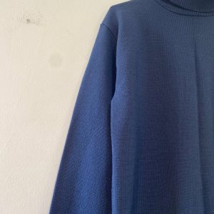 بافت یقه اسکی مردانه رنگ سرمه ای n70210