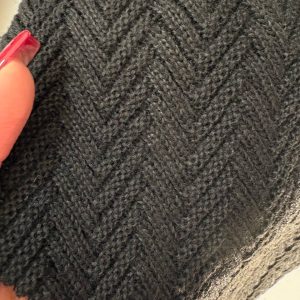 بافت یقه اسکی طرحدار گرم بالا F70855