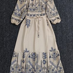 پیراهن ساحلی زنانه طرح سنتی n497586