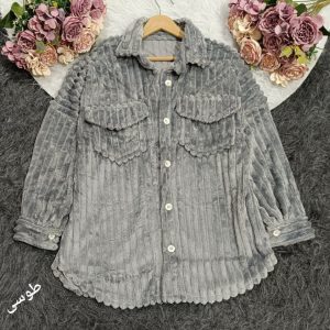 مانتو تدی پاییزه دارای رنگ بندی n497514