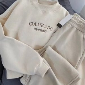 دورس زنانه ست دورس شلوار تو کرکی ست سفید اسپرت 70221