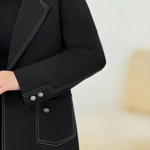 مانتو کتی زنانه کرپ مازراتی g4344